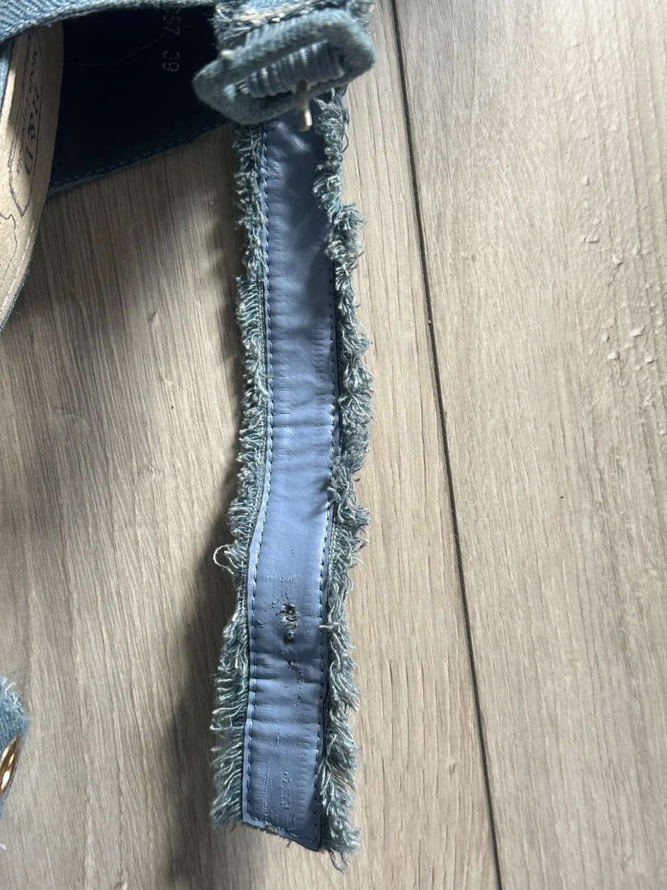 Jeansandalen met blokhak - Hakken 10 cm - Y2K-stijl - Maat 39 - Als nieuw – photo 8